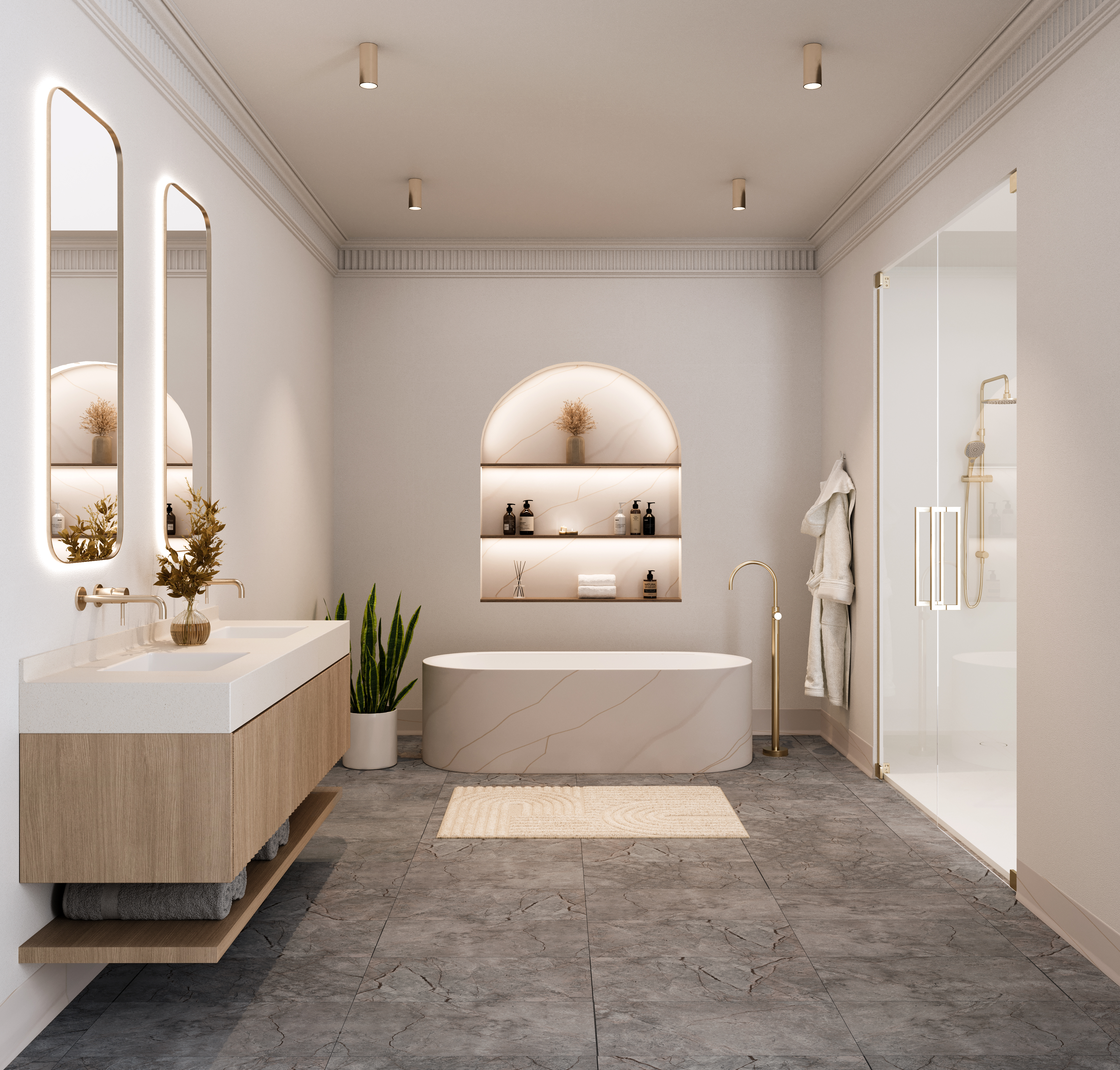 Calacatta Albero, HIMACS - Solid Surface Countertops | LX Hausys US